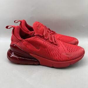 Youth 7 / Women's 8.5 - Nike Air Max 270 University Red Running Shoes Sneakers